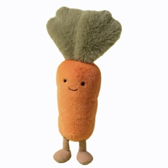 Jellycat Amuseables Carrot 11x2.4ix2.4" Soft & Plush BNWT Authentic - Picture 2 of 10